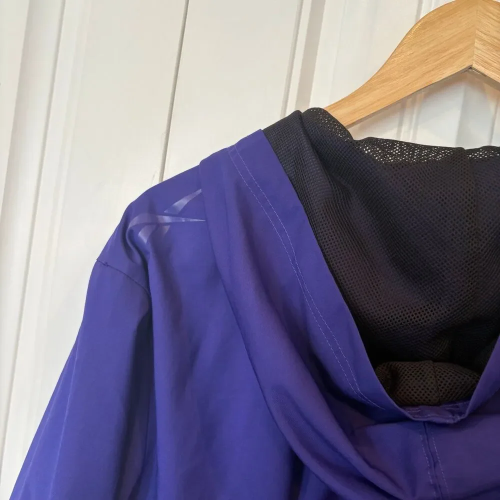 Reebok Purple‎ Windbreaker Jacket Size XL